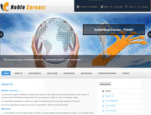 Tablet Screenshot of noblecareerz.com